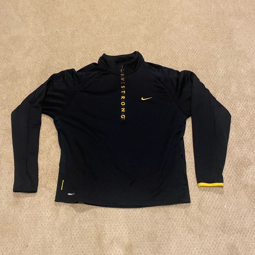 Nike Livestrong half zip size XL